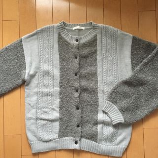 エヘカソポ(ehka sopo)の⭐︎冬服セール⭐︎ダスティブルーのカーディガン(カーディガン)