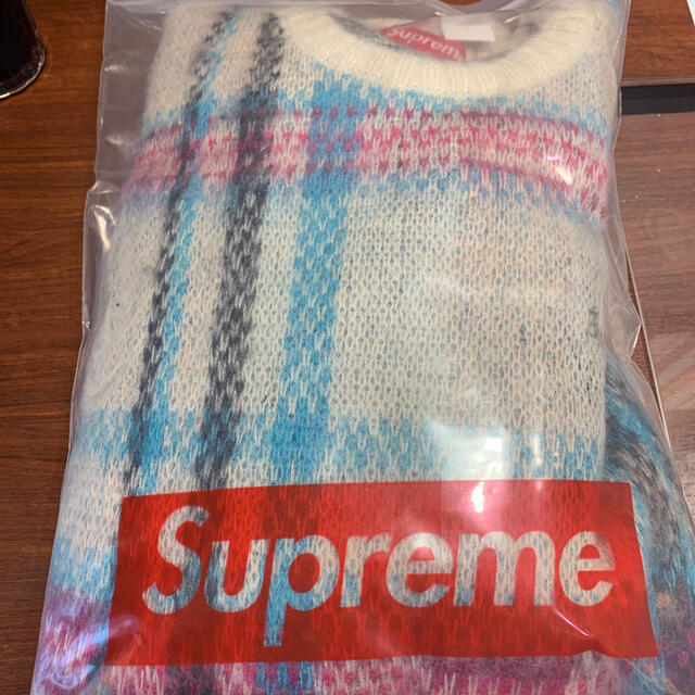 Supreme(シュプリーム)の【Lサイズ】Supreme Brushed Plaid Sweater ニット メンズのトップス(ニット/セーター)の商品写真