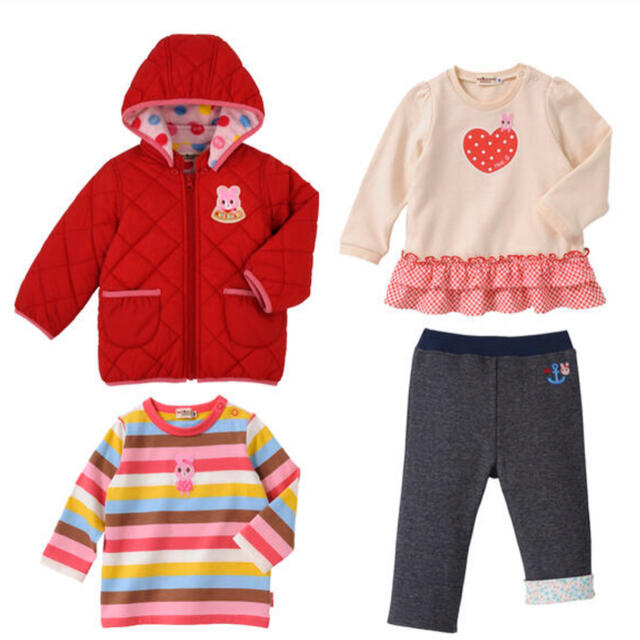 mikihouse(ミキハウス)の新品未開封　ミキハウス　秋冬トップス キッズ/ベビー/マタニティのキッズ服女の子用(90cm~)(ニット)の商品写真