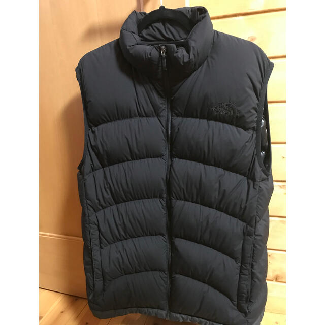 THE NORTH FACE(ザノースフェイス)のTHE North Face ダウンベスト　ノースフェイス ブラックXXL メンズのジャケット/アウター(ダウンベスト)の商品写真