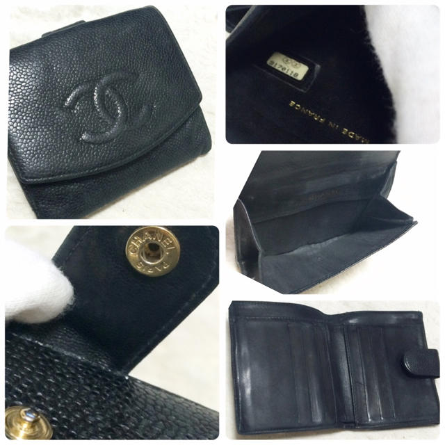 CHANEL(シャネル)の【正規品】シャネル✨キャビアスキン♡財布 レディースのファッション小物(財布)の商品写真