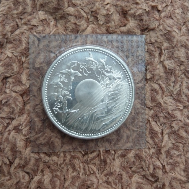 天皇陛下御在位60年記念硬貨 銀貨 一万円 壱万円貨幣