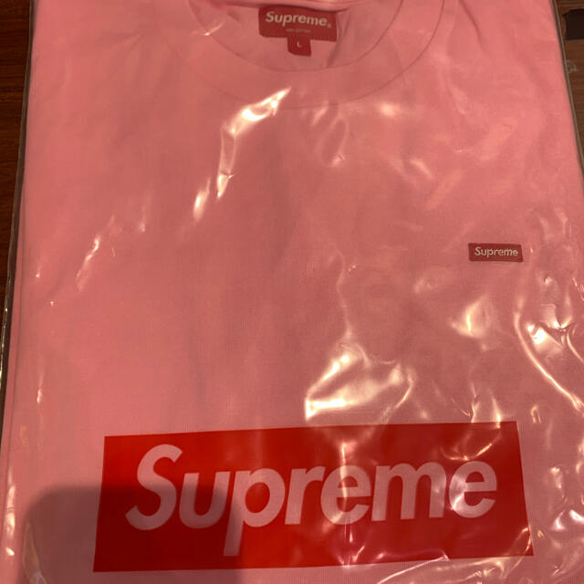 Supreme(シュプリーム)の【Lサイズ】Supreme small Box Tee ピンク メンズのトップス(Tシャツ/カットソー(七分/長袖))の商品写真