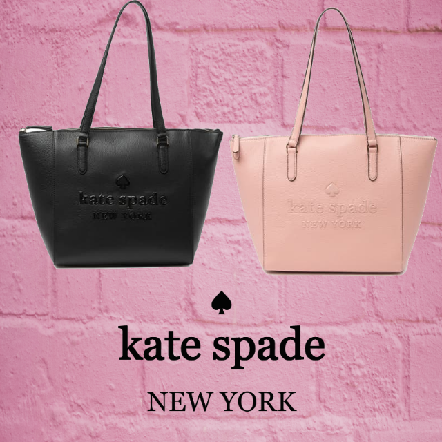 kate spade NEW YORK - ★SALE☆【kate spade】ロゴ　sienneラージレザー　トートバッグ