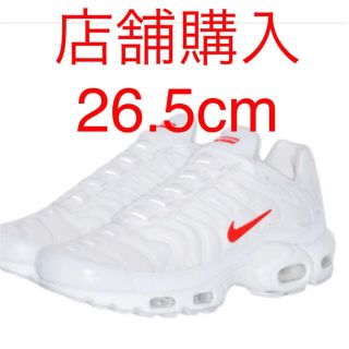 Supreme®/Nike® Air Max Plus  White 26.5(スニーカー)