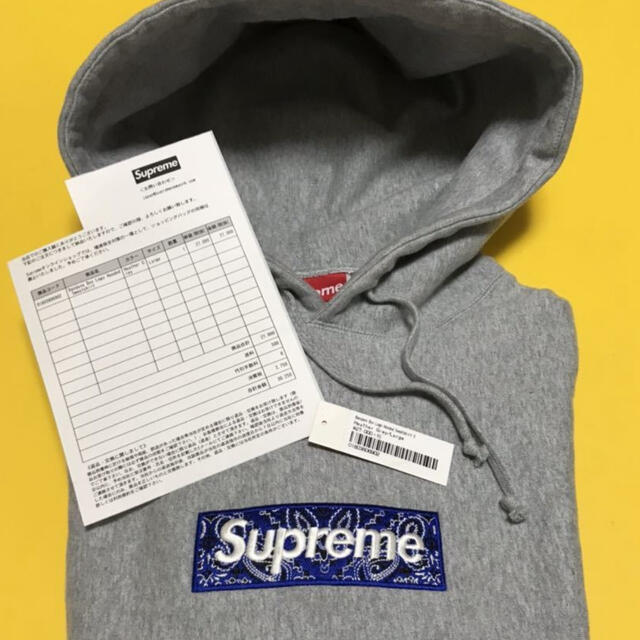 supreme バンダナ　box logo hooded