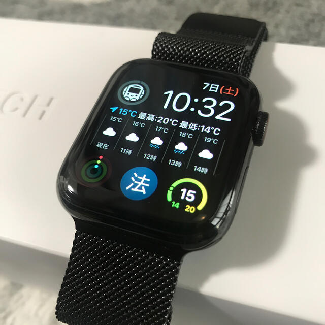 Apple Watch 5 ステンレス　ミラネーゼループ　アップルケア加入済み