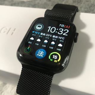 アップルウォッチ(Apple Watch)のApple Watch 5 ステンレス　ミラネーゼループ　アップルケア加入済み(腕時計(デジタル))