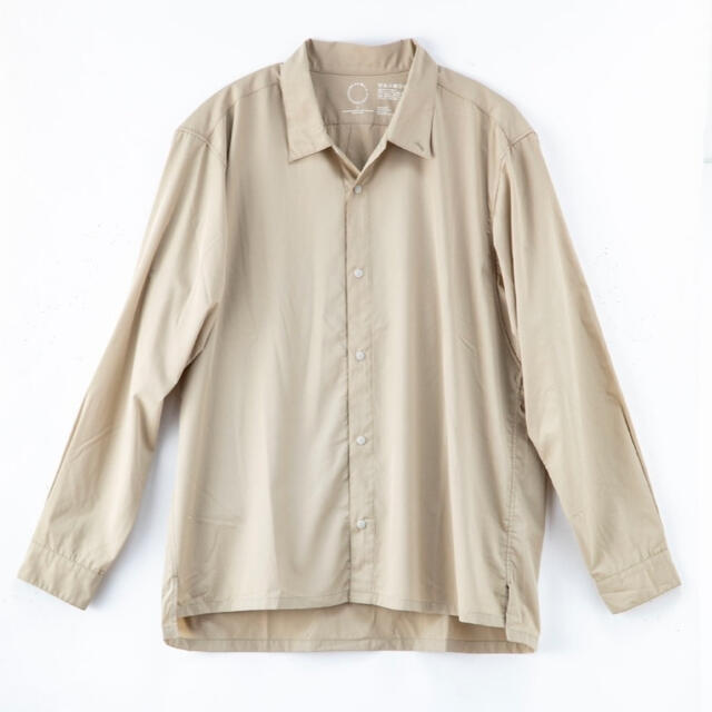 山と道 sand廃盤カラー Bamboo Shirt Lサイズ バンブーシャツ