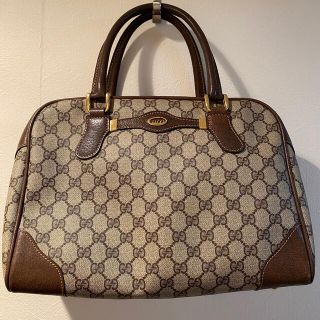 グッチ(Gucci)の週末セール【良品】オールドグッチ ボストンバッグ GG柄 ブラウン(ボストンバッグ)