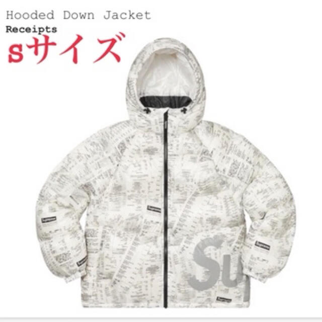 Supreme - Supreme Hooded Down jacket レシート sサイズ