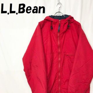 エルエルビーン(L.L.Bean)の【人気】エルエルビーン ナイロンジャケット ジャンパー レッド(ナイロンジャケット)