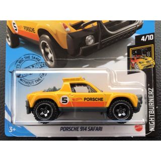 ポルシェ(Porsche)のホットウィール PORSCHE ポルシェ 914 safari サファリ 黄(ミニカー)