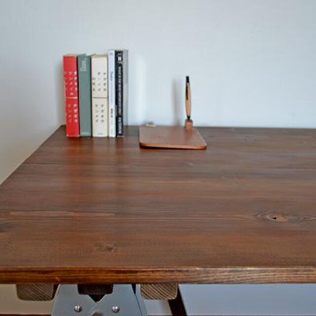 Sawhorse Table 120 Antique 2x2木製脚
