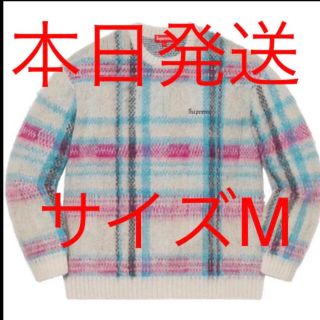 シュプリーム(Supreme)のsupreme Brushed Plaid Sweater サイズM(ニット/セーター)