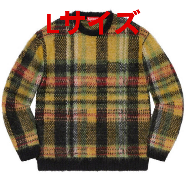 【Lサイズ】Supreme Brushed Plaid Sweater