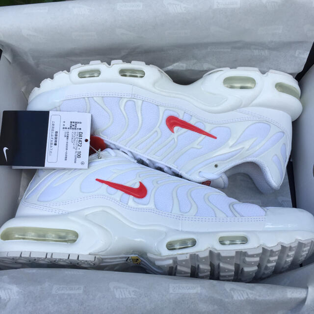 Supreme Nike Air Max Plus ホワイト 28cm 新品