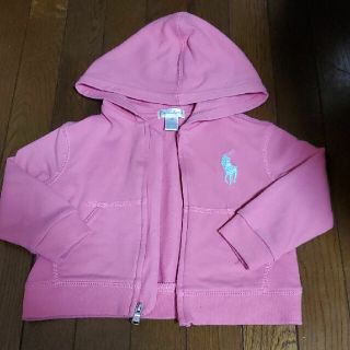 ラルフローレン(Ralph Lauren)のラルフローレンパーカー　ピンク　70cm(カーディガン/ボレロ)