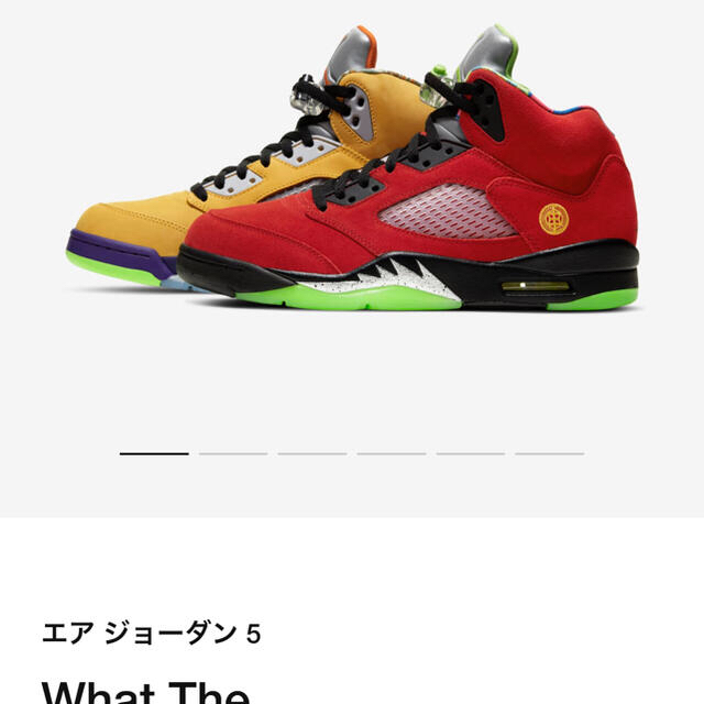 NIKE(ナイキ)の27.5cm 新品 Nike Air Jordan 5 What The メンズの靴/シューズ(スニーカー)の商品写真