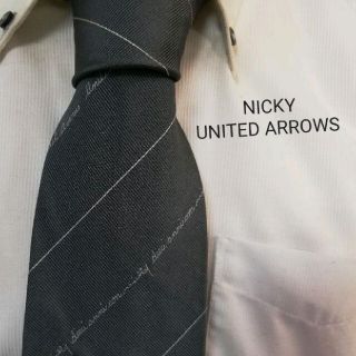 ユナイテッドアローズ(UNITED ARROWS)の希少★NICKYニッキー★ユナイテッドアローズ★ロゴ柄高級ネクタイ★(ネクタイ)