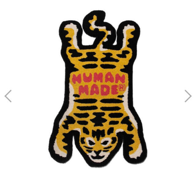 A BATHING APE(アベイシングエイプ)の20aw human made TIGER RUG  SMALL ラグマット　虎 インテリア/住まい/日用品のラグ/カーペット/マット(ラグ)の商品写真