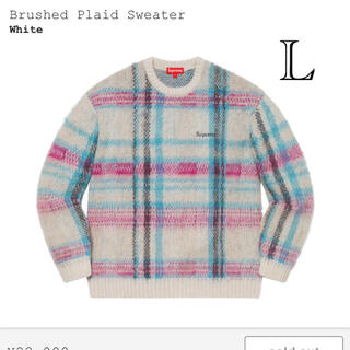 シュプリーム(Supreme)のsupreme brushed plaid sweater L (ニット/セーター)