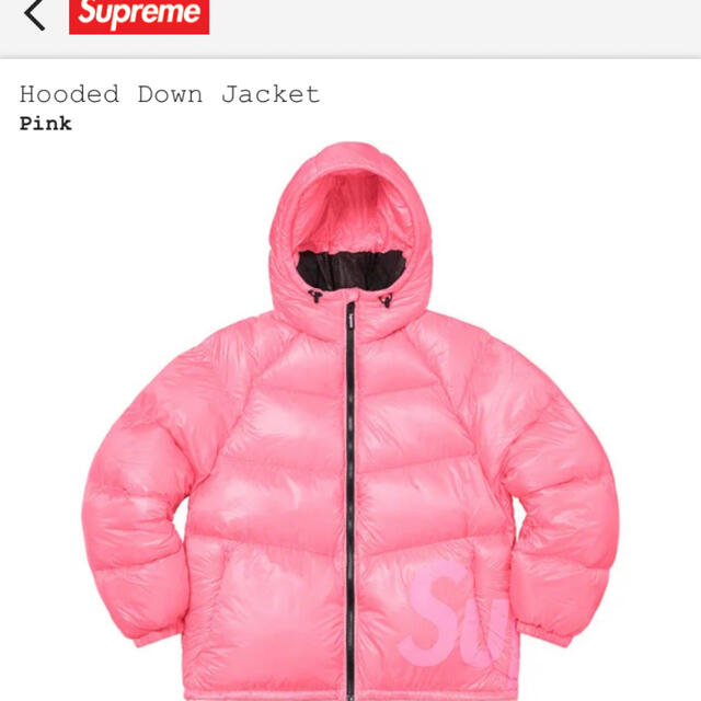 Supreme(シュプリーム)のIchita様専用　シュプリームHooded Down Jacket pink  メンズのジャケット/アウター(ダウンジャケット)の商品写真