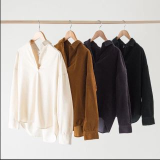 ユニクロ(UNIQLO)の値下げコーデュロイ スキッパーシャツ(シャツ/ブラウス(長袖/七分))