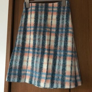 ダブルクローゼット(w closet)のwcloset  チェックスカート(ひざ丈スカート)