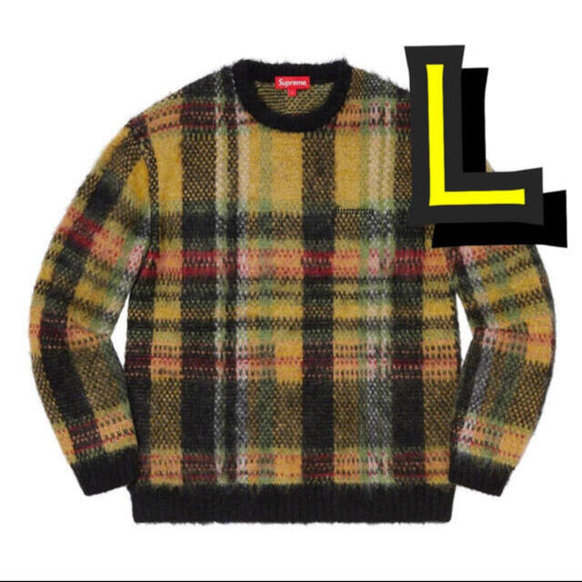 トップスSupreme Brushed Plaid Sweater