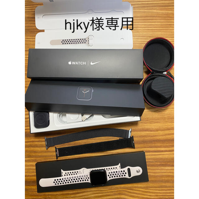 Apple Watch Nike Series5 GPSモデル 44mmおまけ有 当季大流行 www