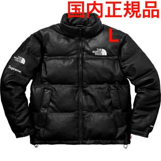 シュプリーム(Supreme)のSupreme The North Face Leather Nuptse L(ダウンジャケット)