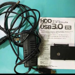 Groovy HDDをUSB3.0 UD-3000SA 変換アダプタ(PC周辺機器)