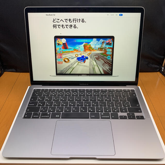 Mac (Apple)(マック)のApple MacBook Air 13インチ 2020  メモリ16G スマホ/家電/カメラのPC/タブレット(ノートPC)の商品写真