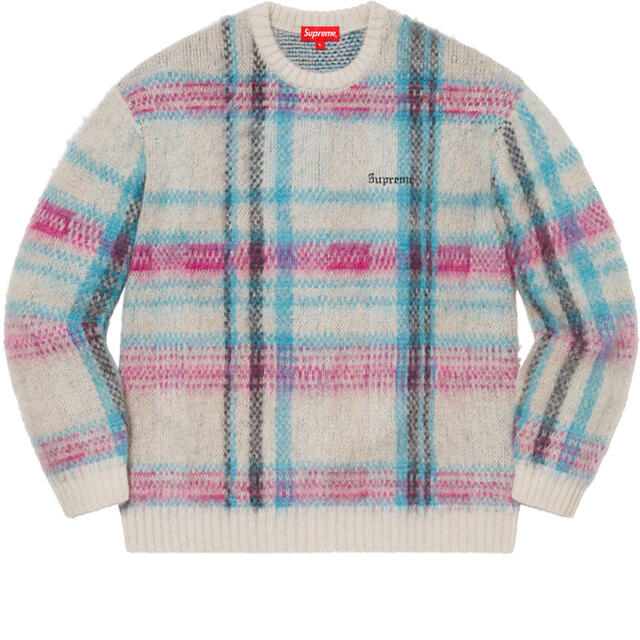 Supreme Brushed Plaid Sweater