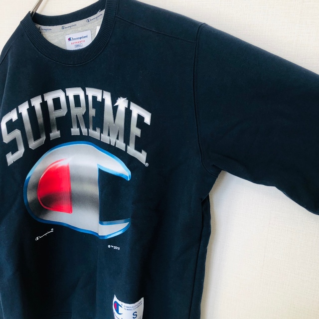 【新品XL】Supreme Champion Chrome Top 紺