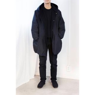 comoli コットンシルクフーデッドコート　20aw 3