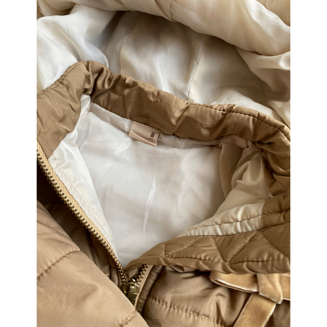 プティマイン  ダウン　コート　アウター　80 キッズ/ベビー/マタニティのベビー服(~85cm)(ジャケット/コート)の商品写真