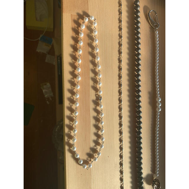 KAPITAL(キャピタル)のパールネックレス pearl necklace メンズのアクセサリー(ネックレス)の商品写真