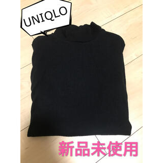 ユニクロ(UNIQLO)のリブハイネックt(Tシャツ(長袖/七分))