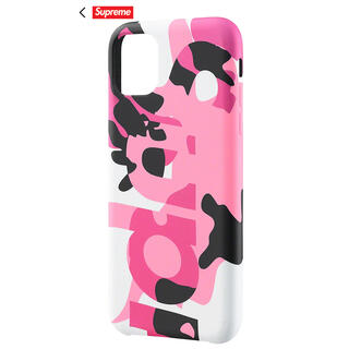 シュプリーム(Supreme)のsuprem camo iPhone case pink(iPhoneケース)