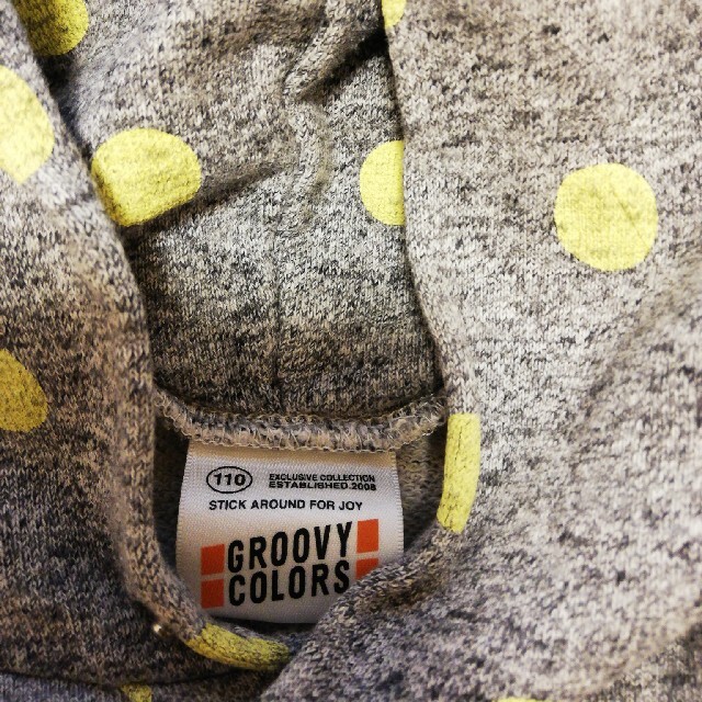 Groovy Colors(グルービーカラーズ)のGroovyColors　グルービーカラーズの110パーカー キッズ/ベビー/マタニティのキッズ服男の子用(90cm~)(Tシャツ/カットソー)の商品写真