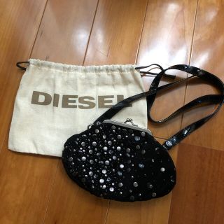 ディーゼル(DIESEL)のDIESELがま口ポシェットポーチ(ショルダーバッグ)