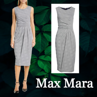 マックスマーラ(Max Mara)の半額以下★SALE☆【Max Mara】ヴェネツィア　ノースリーブ　シースドレス(ミディアムドレス)