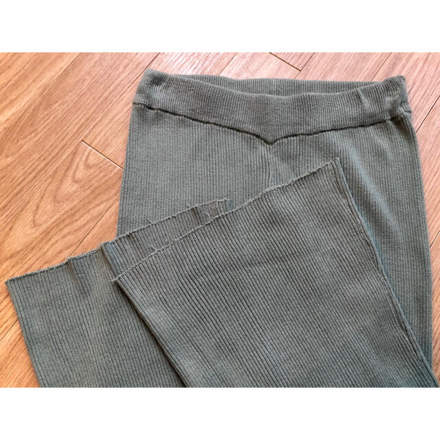 perverze cotton rib line pants レディースのパンツ(カジュアルパンツ)の商品写真