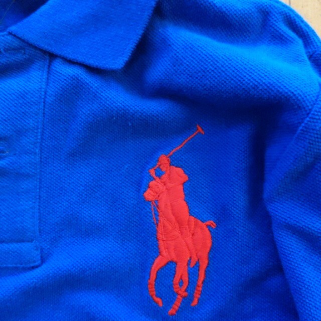 POLO RALPH LAUREN(ポロラルフローレン)のポロラルフローレン ポロシャツ 青 120cm 新品未使用 タグ付き キッズ/ベビー/マタニティのキッズ服男の子用(90cm~)(Tシャツ/カットソー)の商品写真