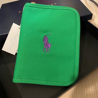 ラルフローレン(Ralph Lauren)の【新品】ラルフローレン　マルチケース　母子手帳ケース　グリーン　ロゴ　(母子手帳ケース)