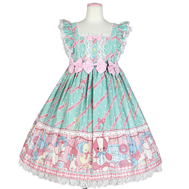 Angelic Pretty(アンジェリックプリティー)のangelic pretty jsk+kc レディースのワンピース(ひざ丈ワンピース)の商品写真