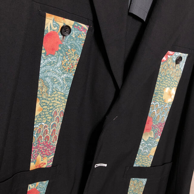 Yohji Yamamoto(ヨウジヤマモト)のヨウジヤマモト｜和柄ジャケット【中古】 メンズのジャケット/アウター(テーラードジャケット)の商品写真