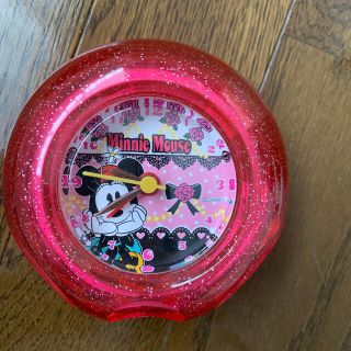 ディズニー(Disney)の★新品・未使用★ミニーアラームクロック(置時計)